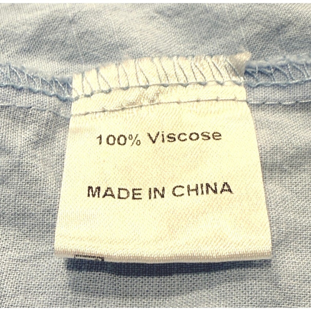 Zesica‎ Ric Rac Ruffle Midi Dress Small Blue - Picture 10 of 10